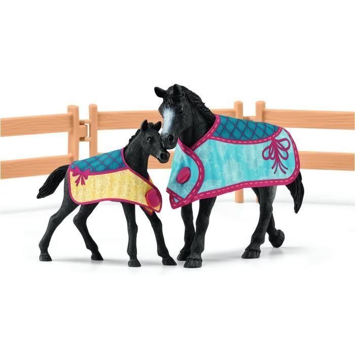 Schleich - Caja de caballos con yegua y potro - 42611 - Rango: Horse Club 4 Schleich - Caja de caballos con yegua y potro - 42611 - Rango: Horse Club 4