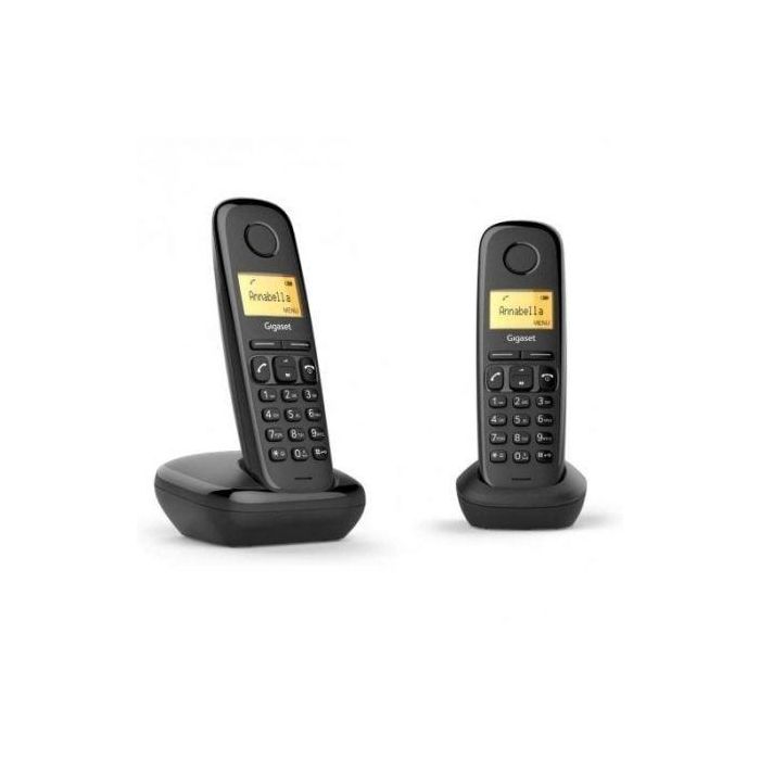 Teléfono Inalámbrico Gigaset A170 Duo Negro Inalámbrico 2 Teléfono Inalámbrico Gigaset A170 Duo Negro Inalámbrico 2