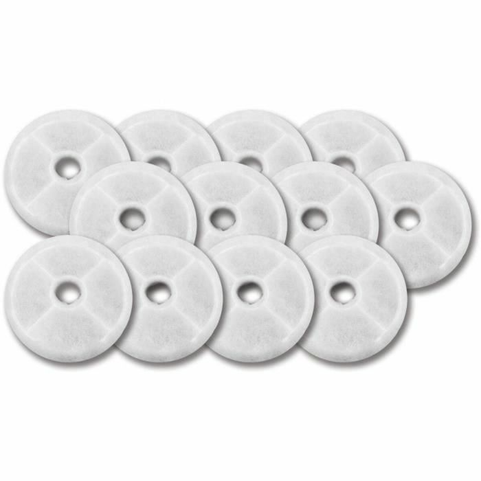 Catit CAT1738132794391 Filtro Triple Acción para Fuentes de Agua, Pack 12, Agua Pura, Previene Enfermedades Urinarias