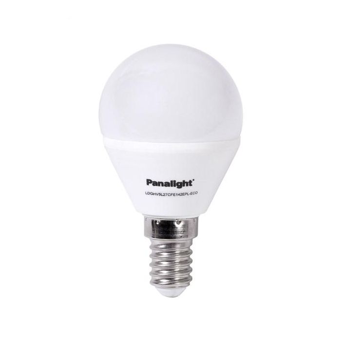 Lámpara Led Esférica Frost E14 De 4W 2700K Pack De 4 PANASONIC-PANALIGHT LDGHV5L27CFE142EPL-ECO-4x 1