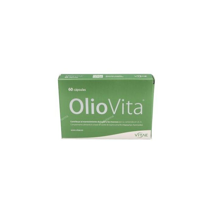 Vitae Oliovita (Piel Y Mucosas) 60 Cápsulas - Aceite De Espino Amarillo Omega 7 Para Piel Y Mucosas