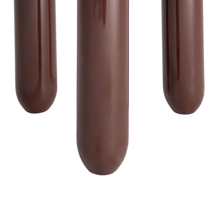 Mesa Auxiliar Lacado Granate Dm Salón 50 X 50 X 50,50 cm