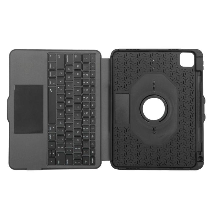 Targus Funda con Teclado VersaVu QWERTY Español Trackpad Bluetooth Retroiluminado para iPad 10.9"-11" Protección 1.2m Negro 4