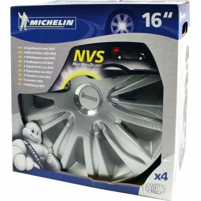 MICHELIN Embellecedores 4 ruedas 16 Chromed NVS42