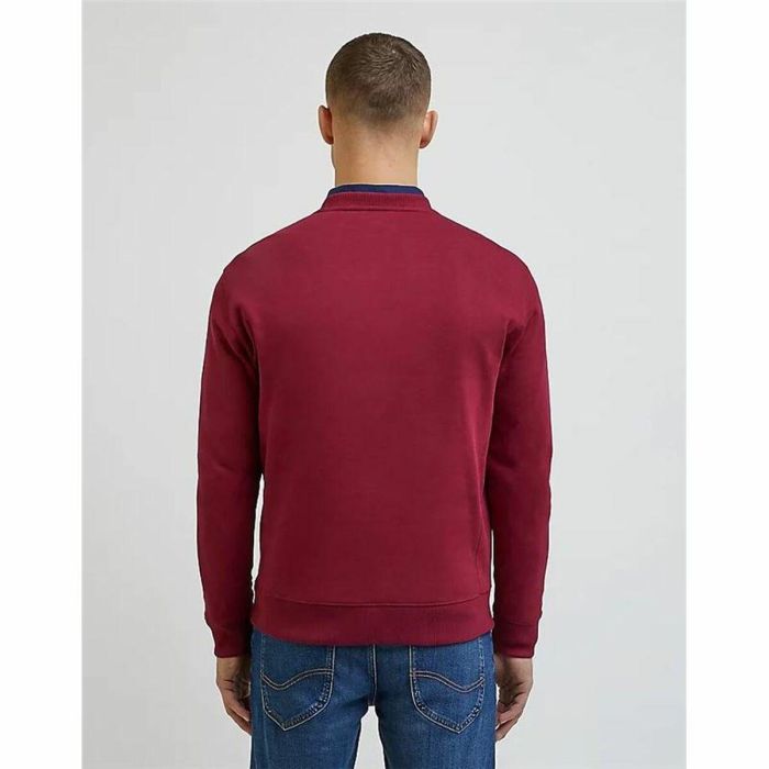 Sudadera sin Capucha Hombre Lee Plain Crew Marrón 3