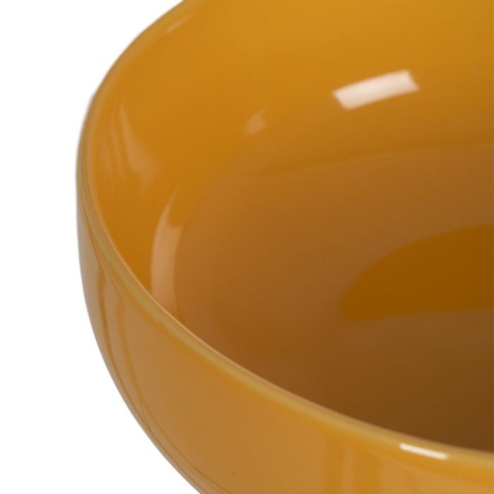 Ensaladera Mostaza Stoneware Cocina 23,50 X 23,50 X 8,50 cm