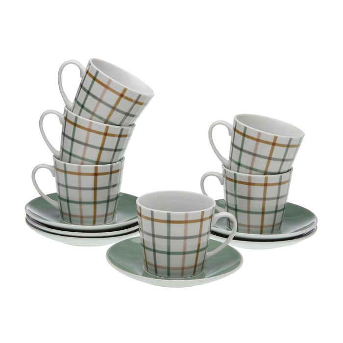 Set 6 Tazas Te Con Plato Peter Versa 9X14CM (2 Unidades) Set 6 Tazas Te Con Plato Peter Versa 9X14CM (2 Unidades)