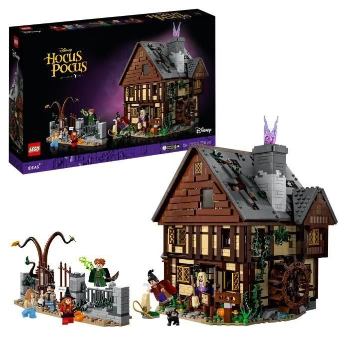 LEGO Ideas Hocus Pocus Disney: La Mansión de las Hermanas Sanderson 21341 - Set de construcción - Un regalo de Halloween para adultos