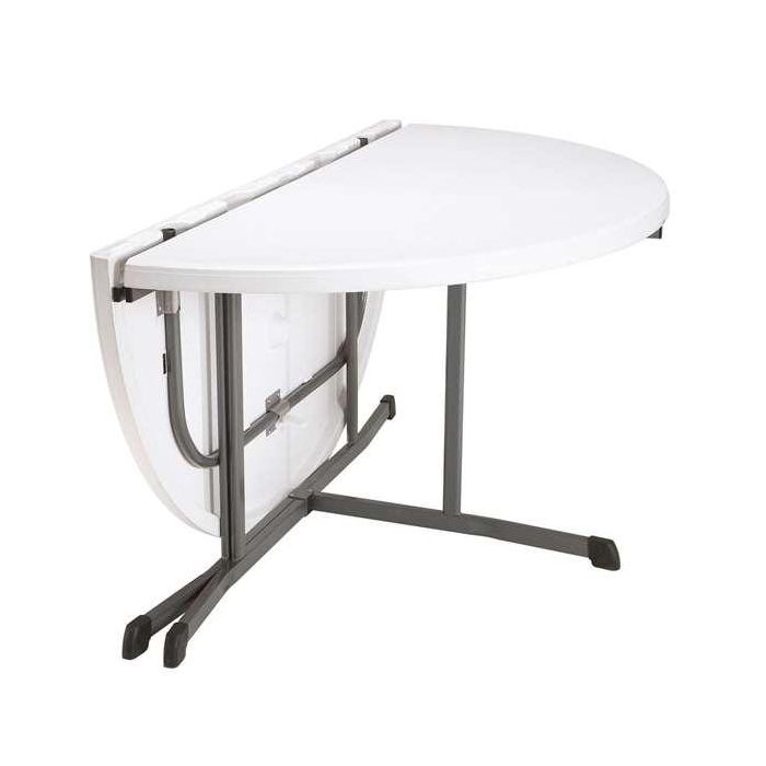 Mesa redonda plegable por la mitad lifetime d152 cm - modelos surtidos 1