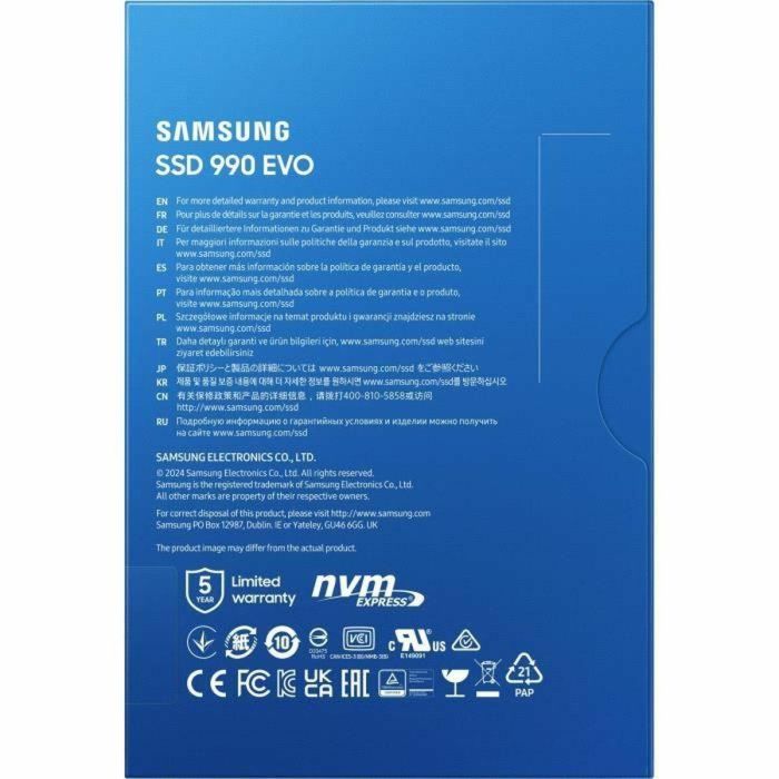 Samsung 990 EVO SSD Interno 2 TB PCIe 4.0 x4 2