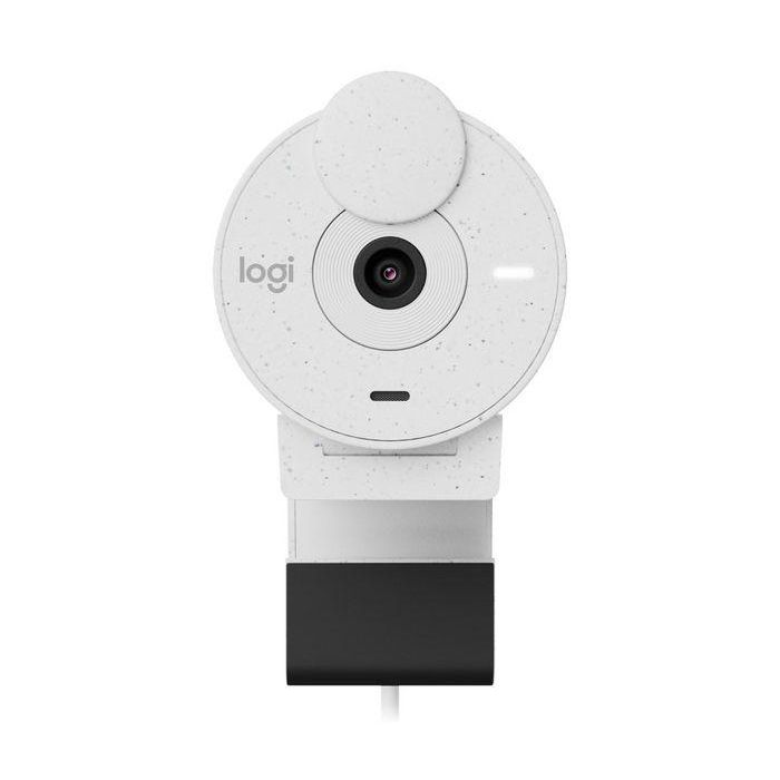 Logitech Brio 300 Webcam Blanco Crudo - 1080p/30 fps, Campo Visual 70°, Micrófono Mono, USB-C 3 Logitech Brio 300 Webcam Blanco Crudo - 1080p/30 fps, Campo Visual 70°, Micrófono Mono, USB-C 3