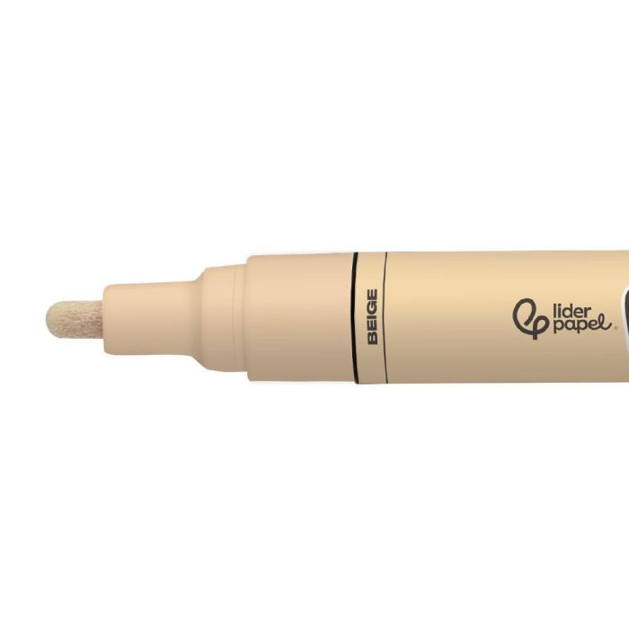 Rotulador Liderpapel Acrylic Base Agua Todo Tipo De Superficie Punta Redonda 3 mm Beige 2 Rotulador Liderpapel Acrylic Base Agua Todo Tipo De Superficie Punta Redonda 3 mm Beige 2