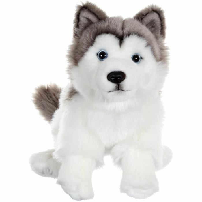 Peluche Perro Husky - GIPSY TOYS - Sentado, 25 cm