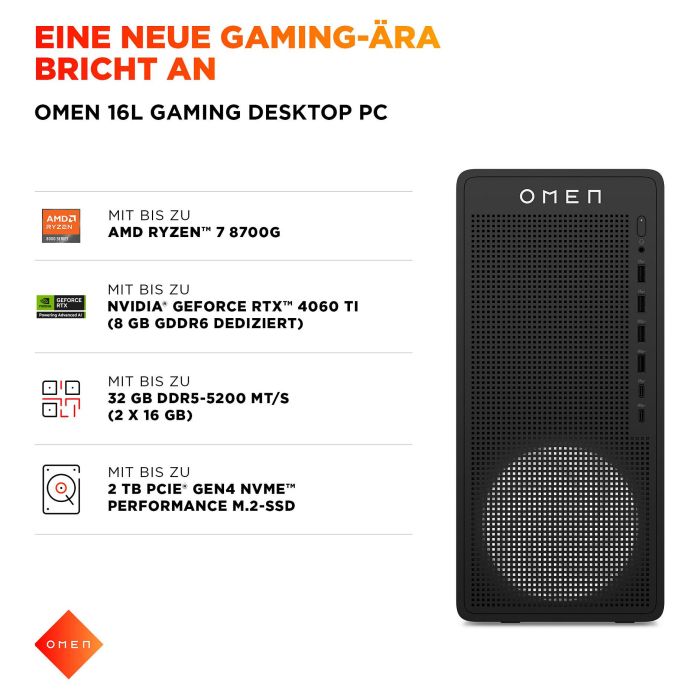 HP TG03-0151ng Gaming Desktop (Schwarz, Windows 11 Home) 5