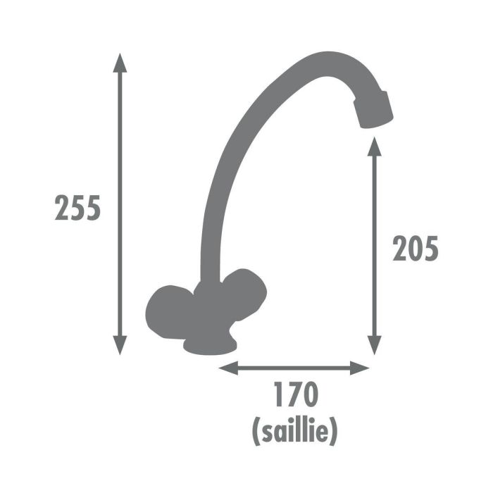 Edouard Rousseau AAANI52947 Mezclador de lavabo KONFORT Cromo 2 Edouard Rousseau AAANI52947 Mezclador de lavabo KONFORT Cromo 2