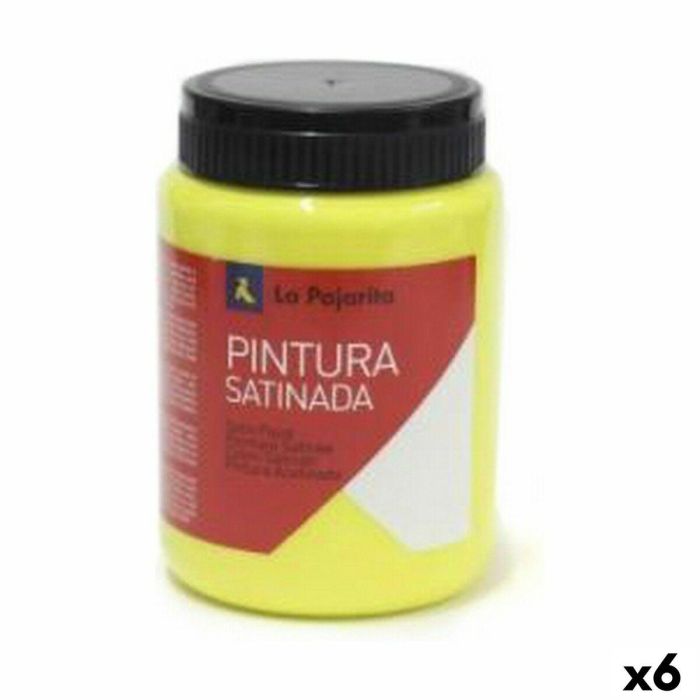 Témpera La Pajarita Lemon L-01 6 Piezas Satinado Escolar Amarillo Témpera La Pajarita Lemon L-01 6 Piezas Satinado Escolar Amarillo
