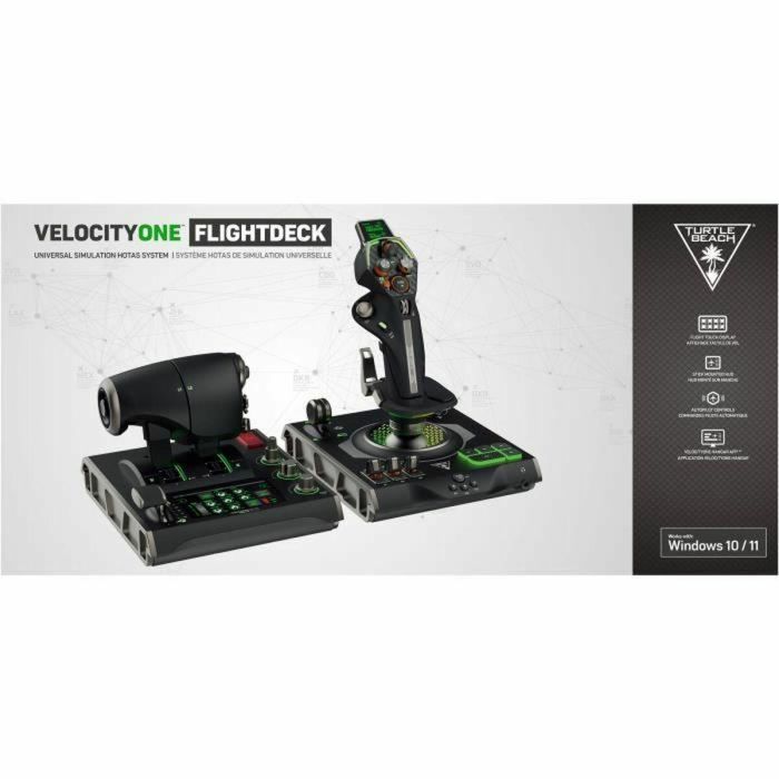 Turtle Beach TUR0731855007240 Sistema de Simulación Premium HOTAS VelocityOne Flightdeck para PC Windows 10 y 11 5