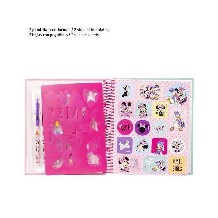 Album actividades coloreable minnie 1