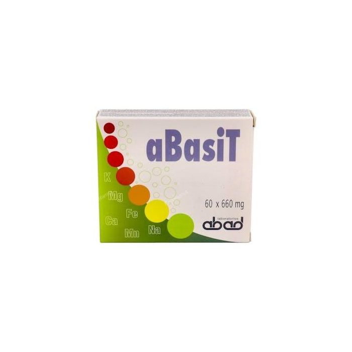 Abasit (Kibasit A Urico) Sales Alcalinas para el Ácido Úrico 60 Cápsulas