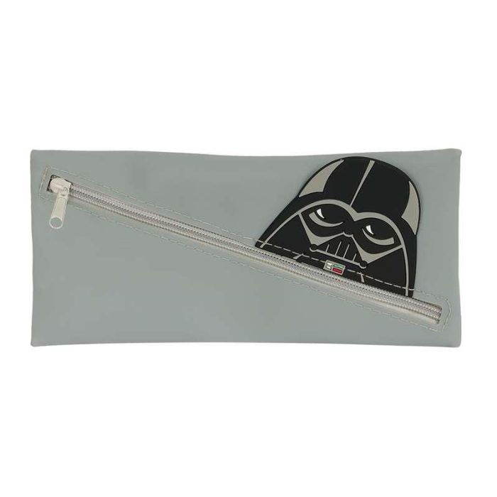Bolso Escolar Portatodo Safta Silicona Caritas Darth Vader 10x230x110 mm Bolso Escolar Portatodo Safta Silicona Caritas Darth Vader 10x230x110 mm