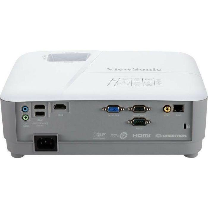 ViewSonic PA504W Proyector DLP 4000 Lúmenes ANSI WXGA Contraste 22000:1 Tiro 1.21-1.57 para Educación y Negocios Doble HDMI LAN 11