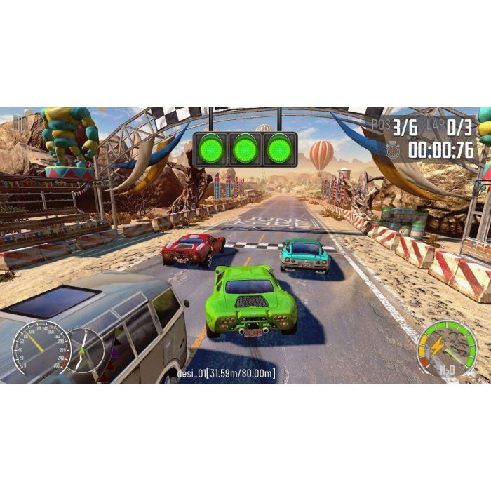 Turbo Booster Racing - Kit (volantes + juego) - Juego para Nintendo Switch - Código en una caja 5 Turbo Booster Racing - Kit (volantes + juego) - Juego para Nintendo Switch - Código en una caja 5
