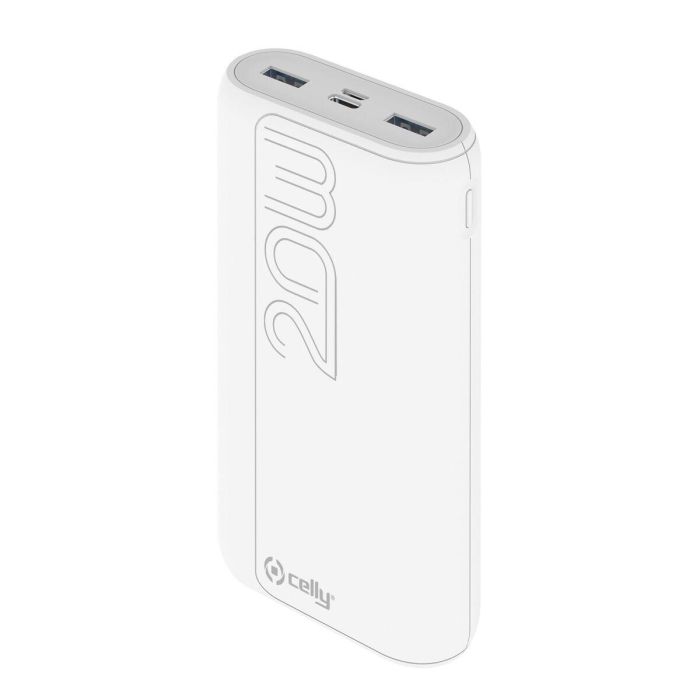 Powerbank Celly PBPD20000EVOWH Blanco