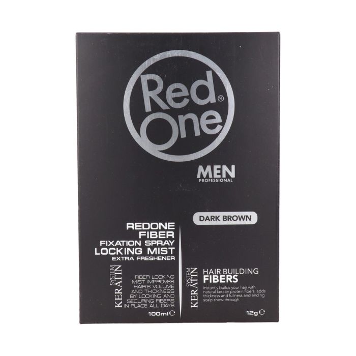 Red One Hair Fiber Topic Set Brown 100 ml