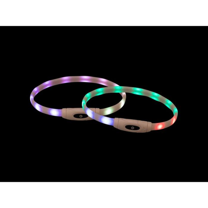Collar LED para Mascotas Trixie Multicolor Silicona Plástico 11