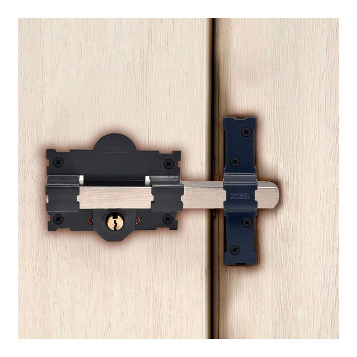 Cerrojo de seguridad Micel crr07 105l/70 Acero Gris Sobreponer 3