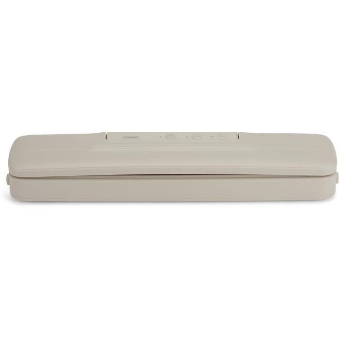 Livoo DOM503C Envasadora al Vacío, 80W, 2 funciones, con Rollo de Film de 28 cm x 3 m y Cuchilla de Corte integrados 2 Livoo DOM503C Envasadora al Vacío, 80W, 2 funciones, con Rollo de Film de 28 cm x 3 m y Cuchilla de Corte integrados 2