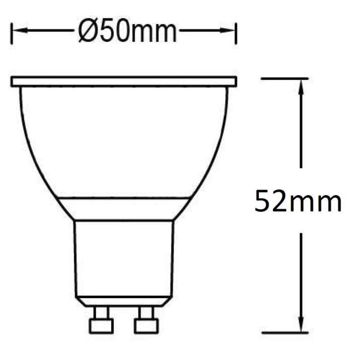 Lámpara Led Dicroica Gu10 De 3,7W 2700K PANASONIC-PANALIGHT LDRHV4L27WG104EP 1