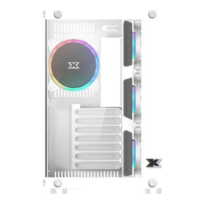 Xigmatek Aquarius Plus Arctic ARGB Caja PC Mid Tower ATX/Micro ATX/Mini-ITX 7 Ventiladores ARGB Doble Vidrio Templado Sin Fuente Blanco
