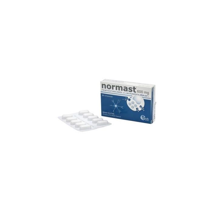 EPITECH Normast 600Mg. Palmitoiletanolamida ultra-micronizada. 20 Comprimidos para modulación biológica