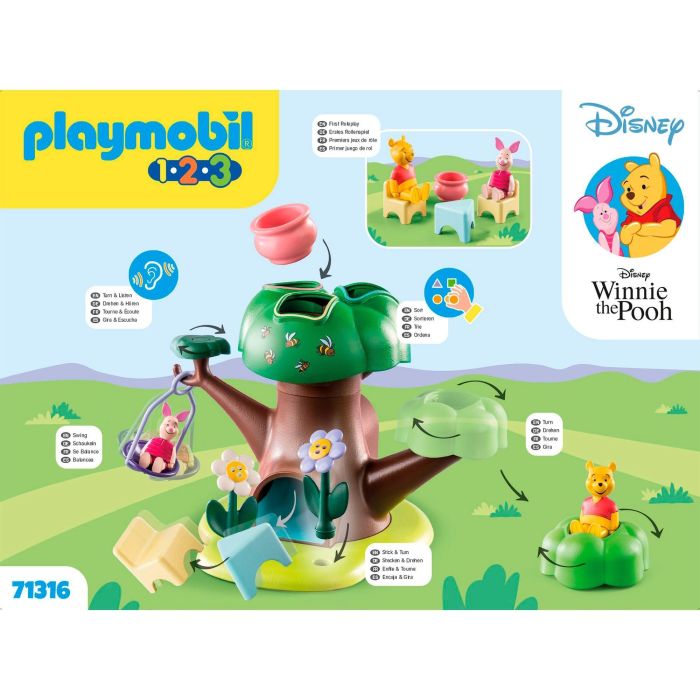 Playmobil 1.2.3 & Disney Winnie The Pooh y Piglet Juguete Educativo Desarrollo Motriz y Cognitivo 1