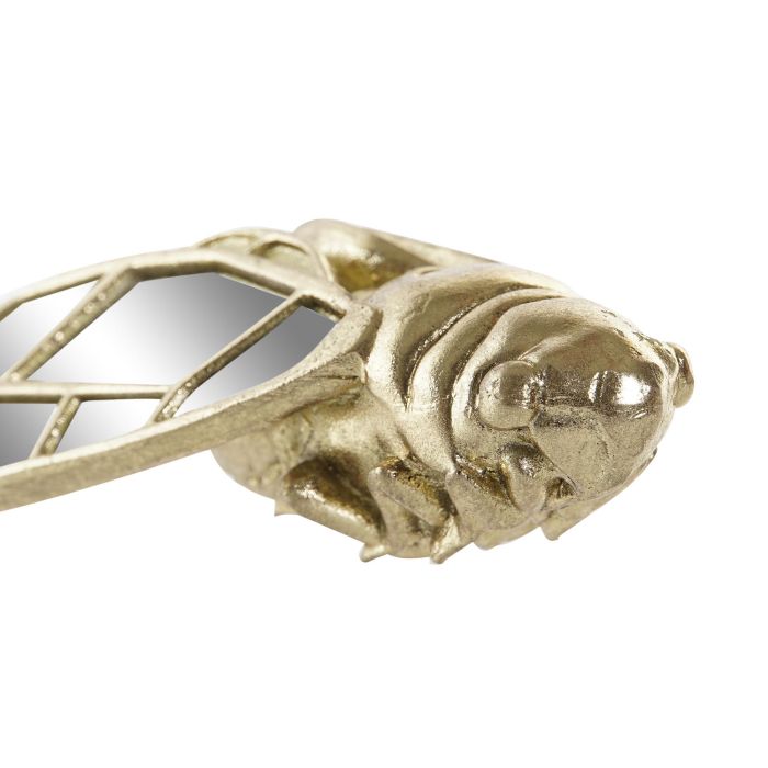 DKD Home Decor Figura Glam Dorado Resina Cristal 11.5 x 4.5 x 13 cm (4 Unidades) 1