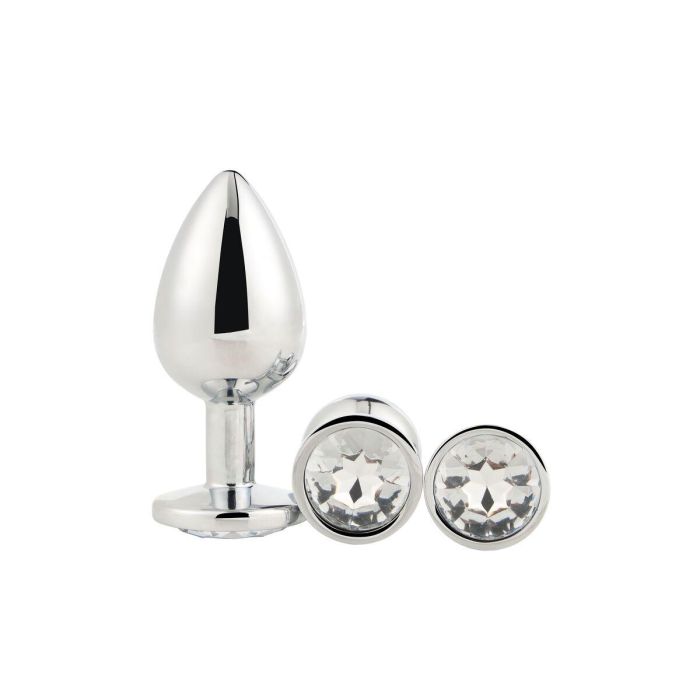 Plug Anal Dream Toys Gleaming Love Plateado 8 Plug Anal Dream Toys Gleaming Love Plateado 8