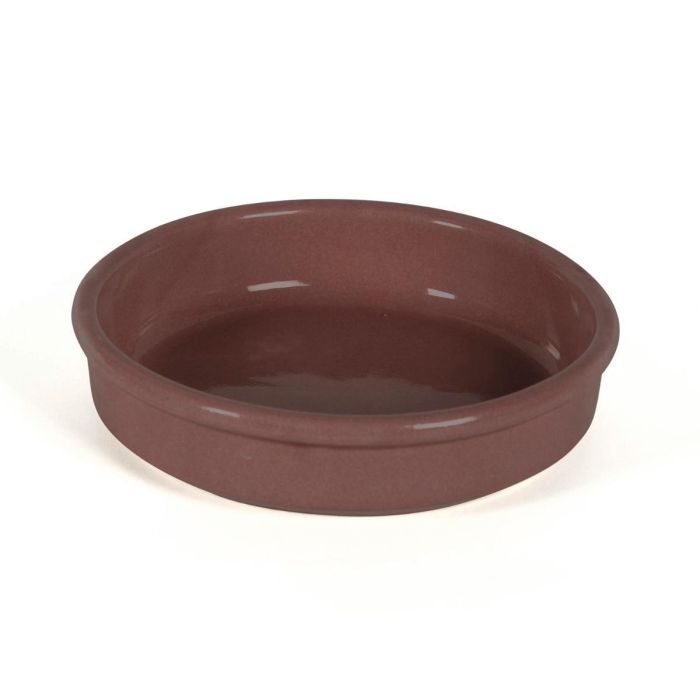 Anaflor Barro Anaflor Cazuela de Barro 15 cm Marrón Apta para Horno, Vitrocerámica, Gas, Eléctrico, Microondas y Lavavajillas