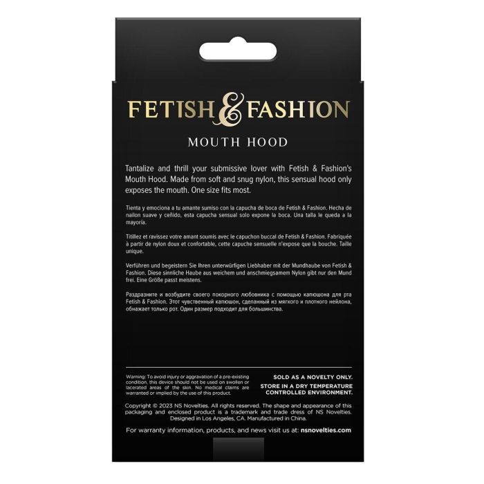 Máscara NS Novelties Fetish & Fashion 3 Máscara NS Novelties Fetish & Fashion 3
