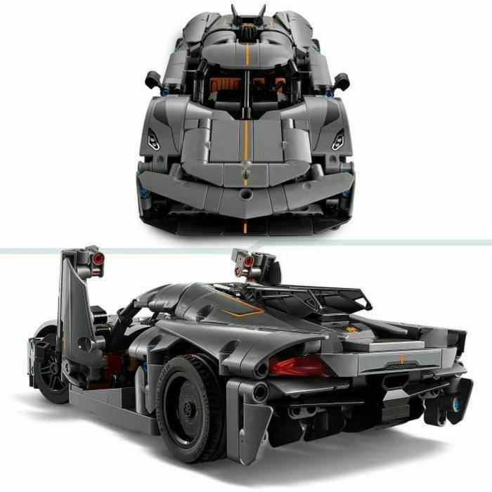 LEGO 42173 Hypercar Koenigsegg Jesko Absolut Gris - Juego de Construcción de Coche Deportivo 4