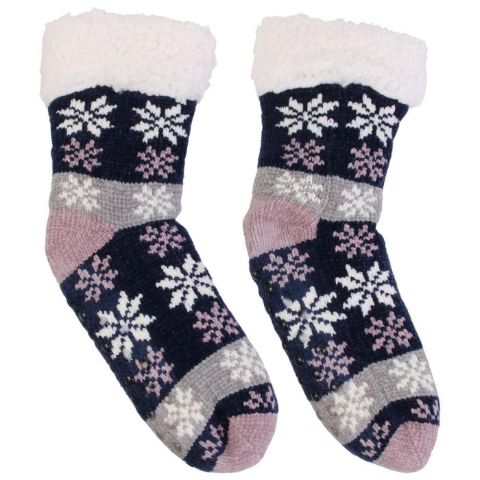 Sensly Calcetines Antideslizantes con Interior Sherpa para Pies Calientes y Suela Antideslizante 3 Sensly Calcetines Antideslizantes con Interior Sherpa para Pies Calientes y Suela Antideslizante 3