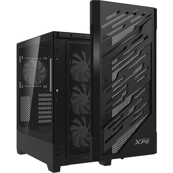 XPG Starker Air BTF E-ATX Midi Tower schwarz ARGB USB C - Caja de PC con Vidrio Templado y Iluminación RGB 13