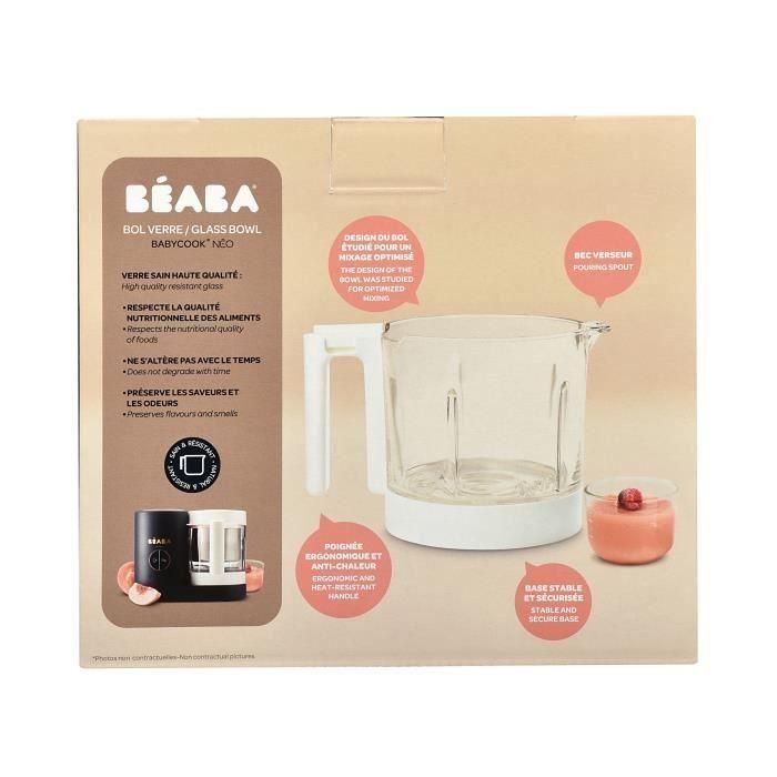 BEABA Bol de vidrio Babycook Neo blanco 2