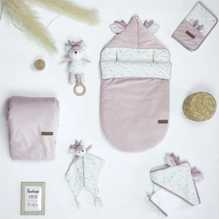 Domiva DOM3700948333723 Cambiador + Funda con 1 Esponja Impermeable - Lila 1