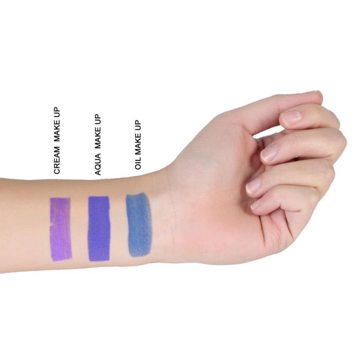 Maquillaje Cera Pintura Facial Color Morado 1