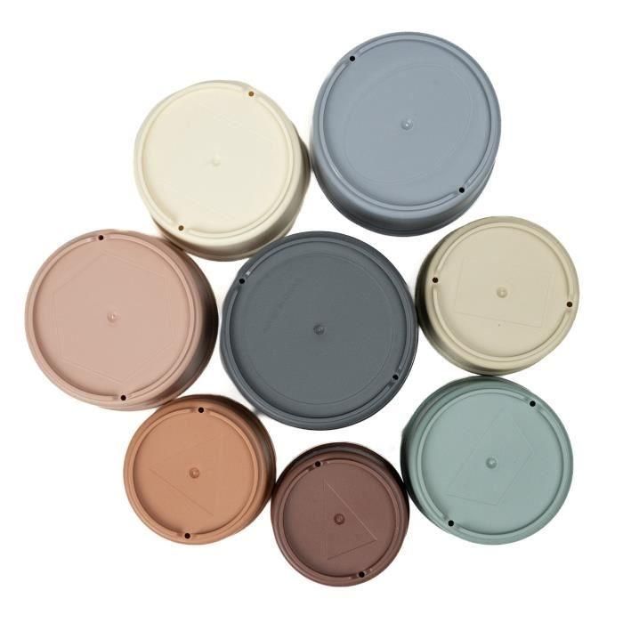 Thermobaby Juguetes de Baño Apilables Colores Vivos y Formas Divertidas para Bebés, Educativos, sin BPA, desde 10 Meses 5 Thermobaby Juguetes de Baño Apilables Colores Vivos y Formas Divertidas para Bebés, Educativos, sin BPA, desde 10 Meses 5