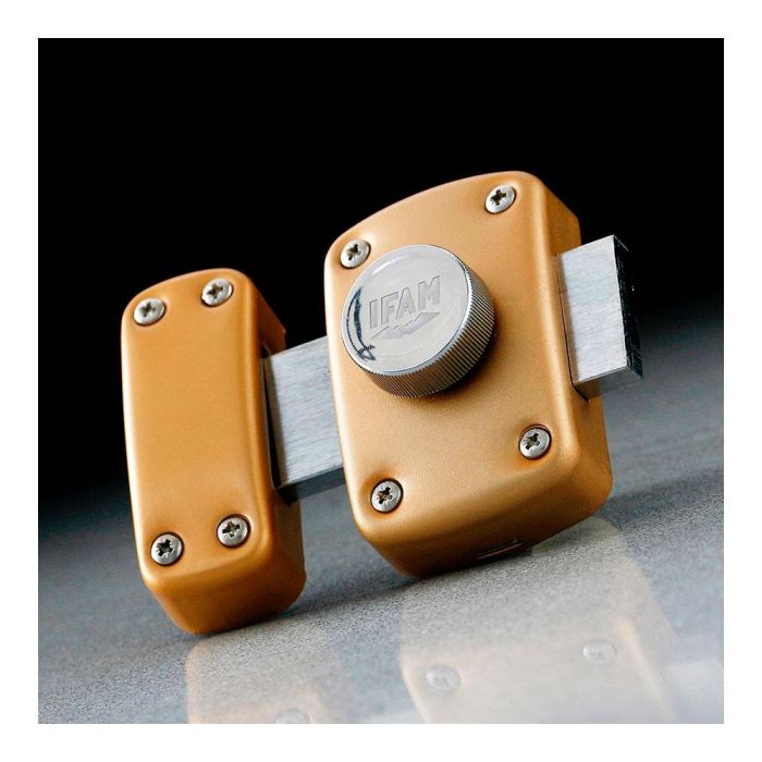 Ifam Cerrojo B5/50 Acabado Latonado con 3 Llaves de Serreta 2 Ifam Cerrojo B5/50 Acabado Latonado con 3 Llaves de Serreta 2