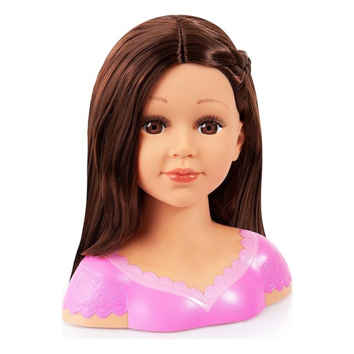 Busto Reig Charlene Super Model Peinar y maquillar Peluca morena 0 Busto Reig Charlene Super Model Peinar y maquillar Peluca morena 0