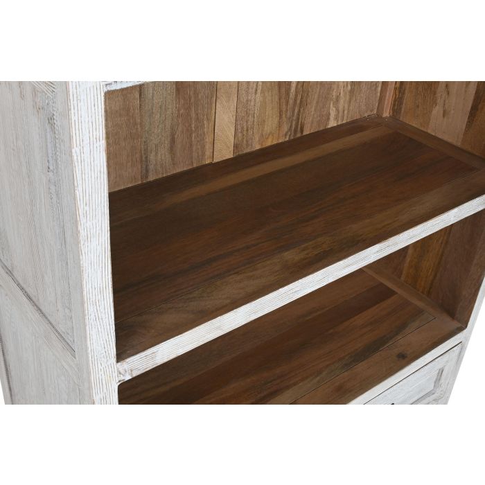 Estantería Home ESPRIT Blanco Madera de mango 100 x 40 x 198 cm 4 Estantería Home ESPRIT Blanco Madera de mango 100 x 40 x 198 cm 4