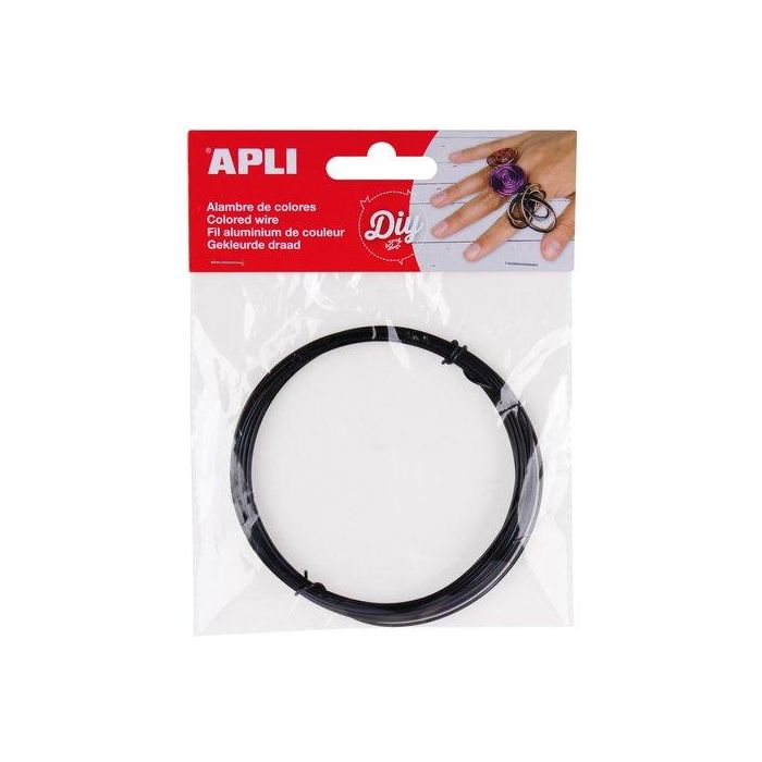 Alambre Apli Ø 1,5 Mm. Negro 5 Metros